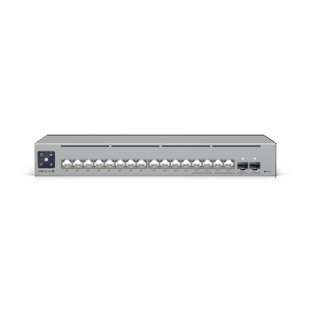 UBIQUITI 16-PORT, LAYER 3 ETHERLIGHTING SWITCH WITH 2.5 GBE, POE++ OUTPUT, AND VERSATILE MOUNTING OPTIONS
