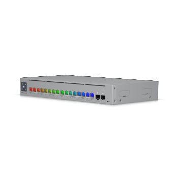 UBIQUITI 16-PORT, LAYER 3 ETHERLIGHTING SWITCH WITH 2.5 GBE, POE++ OUTPUT, AND VERSATILE MOUNTING OPTIONS