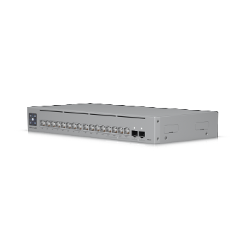 UBIQUITI 16-PORT, LAYER 3 ETHERLIGHTING SWITCH WITH 2.5 GBE, POE++ OUTPUT, AND VERSATILE MOUNTING OPTIONS