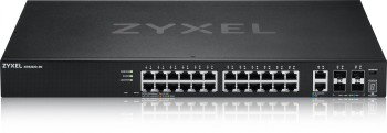 ZYXEL XGS2220-30, L3 ACCESS SWITCH, 24X1G RJ45 2X10MG RJ45, 4X10G SFP+ UPLINK, INCL. 1 YR NEBULAFLEX PRO (5Y WARRANTY)