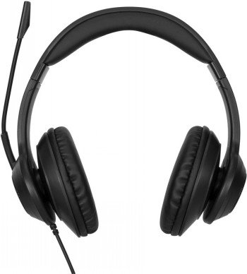 Targus AEH102GL headphones/headset Wired Head-band Calls/Music USB Type-A Black