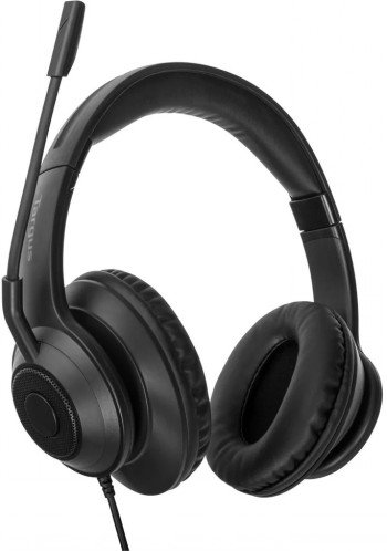 Targus AEH102GL headphones/headset Wired Head-band Calls/Music USB Type-A Black