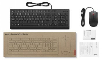 LENOVO ESSENTIAL WIRED KEYBOARD AND MOUSE COMBO AI LITHUANIAN