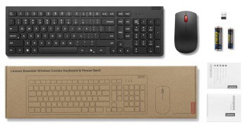 LENOVO ESSENTIAL WIRELESS COMBO KEYBOARD AND MOUSE GEN2 AI - ESTONIAN