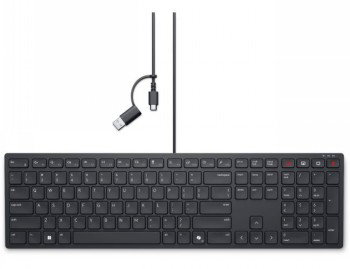 DELL PRO WIRED COLLABORATION KEYBOARD - KB525C - US INTERNATIONAL (QWERTY)