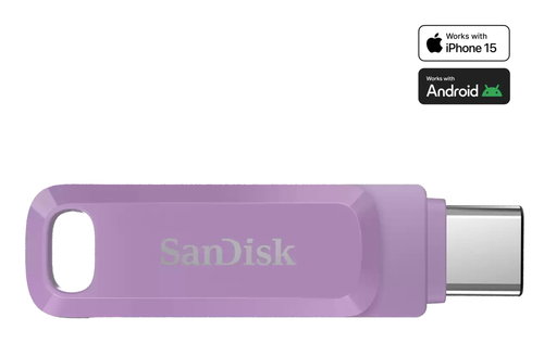 SANDISK ULTRA DUAL DRIVE GO USB - TYPE-C 512GB LAVENDER GLOBAL