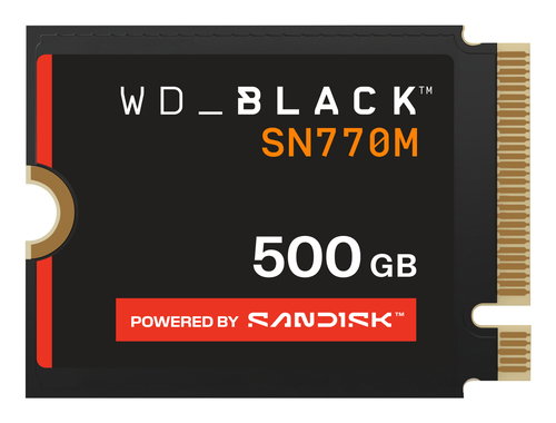 500GB WD BLACK SN770M M.2 2230 - NVME SSD FOR HANDHELD GAMING DEV