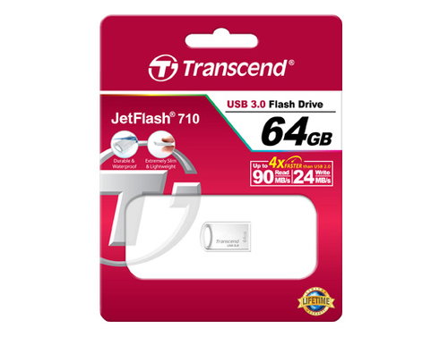 64GB JETFLASH710 SILVERUSB 3.0 - .