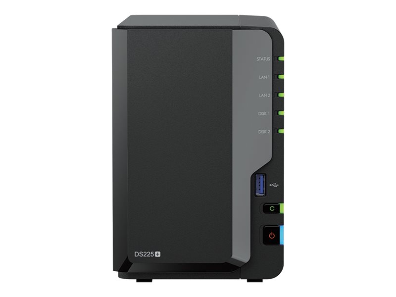SYNOLOGY DS225+ 2-Bay PLUS NAS Intel Celeron J4125 2GB ECC DDR4