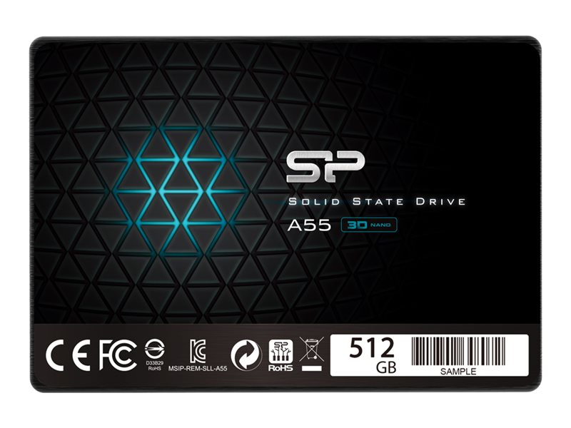 SILICON POWER SSD Ace A55 512GB 2.5inch SATA III 6GB/s 560/530 MB/s