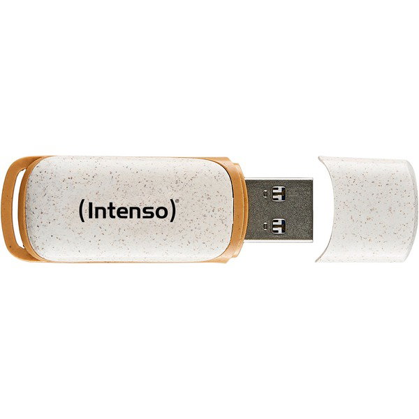 Intenso Green Line 32 GB, USB-Stick - beige/brown, USB-A 3.2 Gen 1