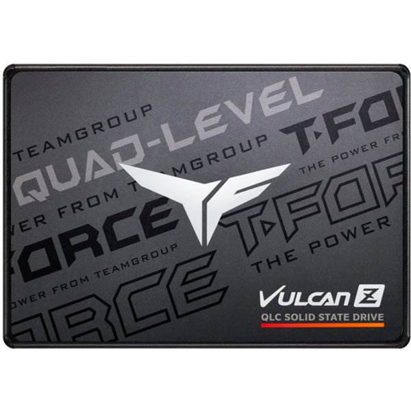 Team Group VULCAN Z QLC 2 TB, SSD - black/gray, SATA 6 Gb/s, 2,5