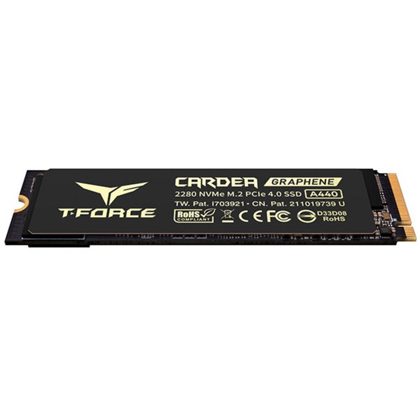 Team Group CARDEA A440 2 TB, SSD - black/gold, PCIe 4.0 x4, NVMe 1.4, M.2 2280