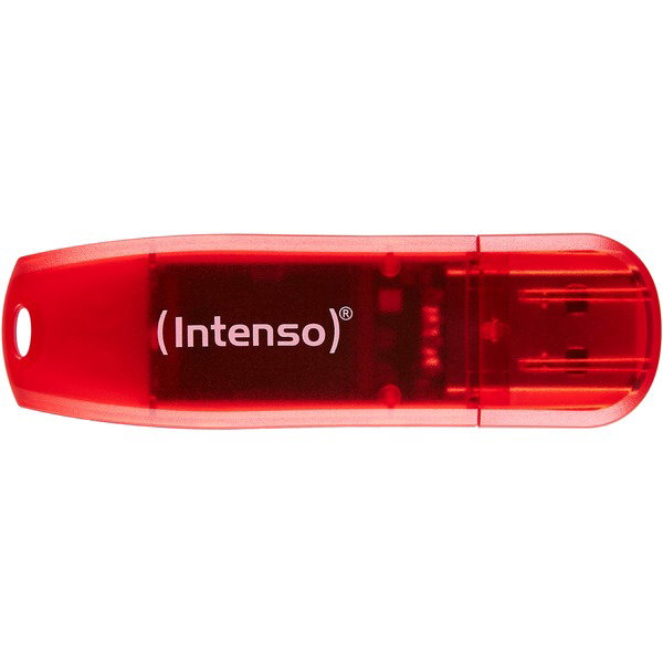 Intenso Rainbow Line 128 GB, USB-Stick - red, USB 2.0