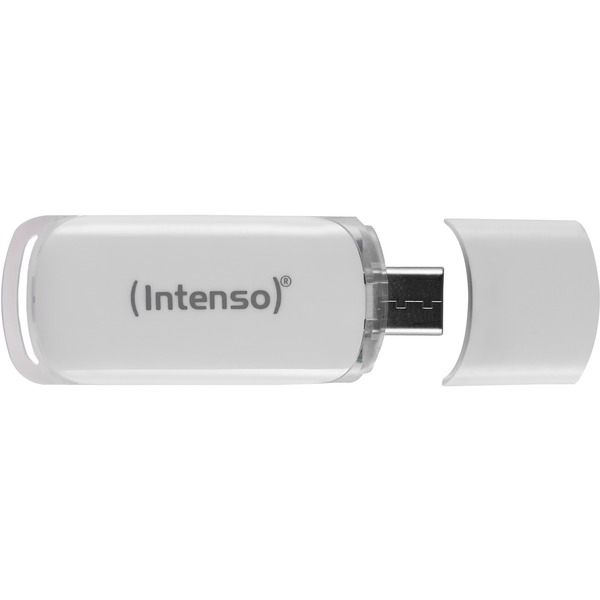 Intenso FLASH LINE 128 GB, USB-Stick - white, USB-C 3.2 Gen 1