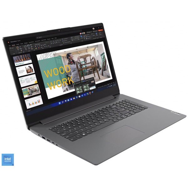 Lenovo V17 G4 IRU (83A2001NGE), Notebook - gray, Intel U300, Intel UHD Graphics, 8 GB DDR4, 512 GB (512 GB SSD), Windows 11 Home