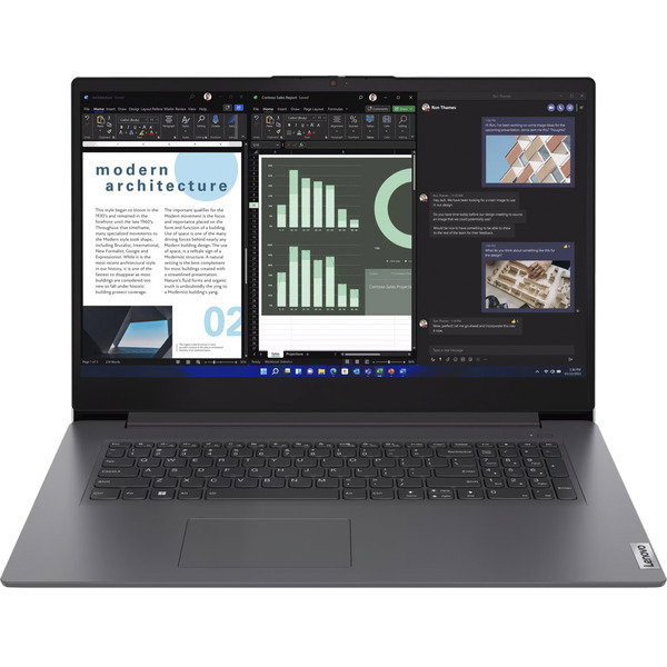 Lenovo V17 G4 IRU (83A2001NGE), Notebook - gray, Intel U300, Intel UHD Graphics, 8 GB DDR4, 512 GB (512 GB SSD), Windows 11 Home