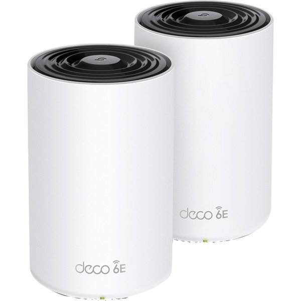 TP-Link Deco XE75 2er-Pack, Mesh router - white, 2 Gerte, Tri-Band