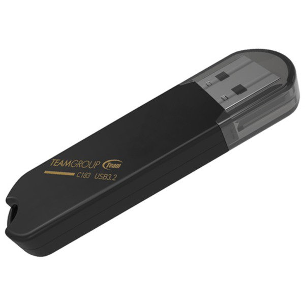 Team Group C183 64 GB, USB-Stick - black, USB-A 3.2 Gen 1