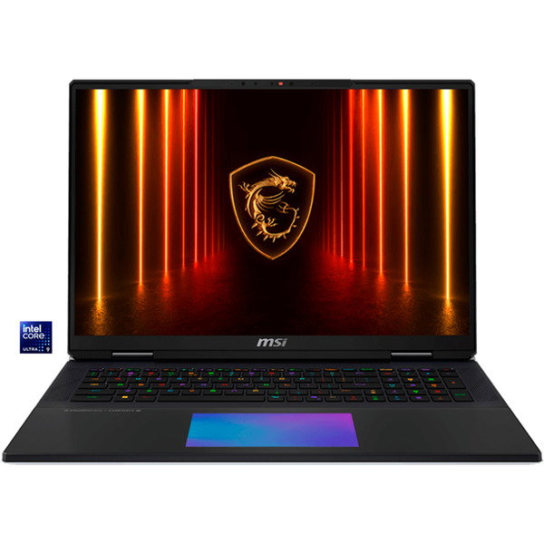 MSI Titan 18 HX AI A2XWJG-656, Gaming-Notebook - black/silver, Intel Core Ultra 9 285HX, NVIDIA GeForce RTX 5090, 64 GB DDR5, 6 TB (2 TB SSD & 2 TB SSD & 2 TB SSD), Windows 11 Pro