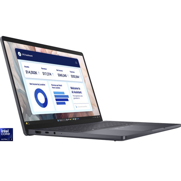 Dell Pro 14 Premium, Notebook - gray, Intel Core Ultra 7 268V, Intel Arc Graphics 140V, 32 GB LPDDR5X, 512 GB (512 GB SSD), Windows 11 Pro