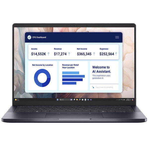 Dell Pro 14 Premium, Notebook - gray, Intel Core Ultra 7 268V, Intel Arc Graphics 140V, 32 GB LPDDR5X, 512 GB (512 GB SSD), Windows 11 Pro