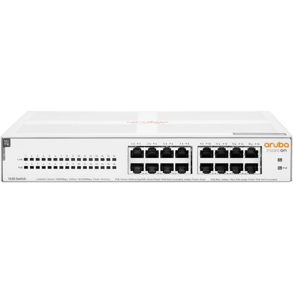 Hewlett Packard Enterprise Networking Instant On Switch 16 Anschlsse Gigabit CL4 PoE 124W 1430