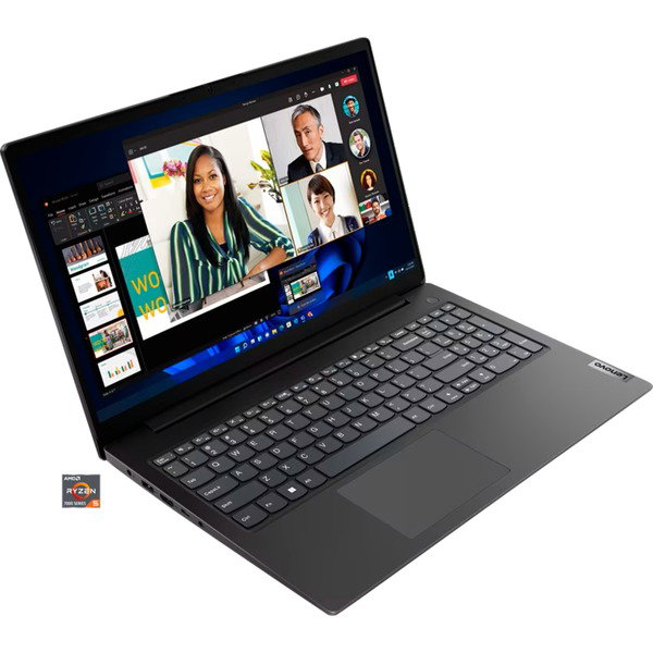 Lenovo V15 G4 AMN (82YU00GWGE), Notebook - black, AMD Ryzen 5 7520U, AMD Radeon 610M, 8 GB DDR5, 256 GB (256 GB SSD), Windows 11 Pro