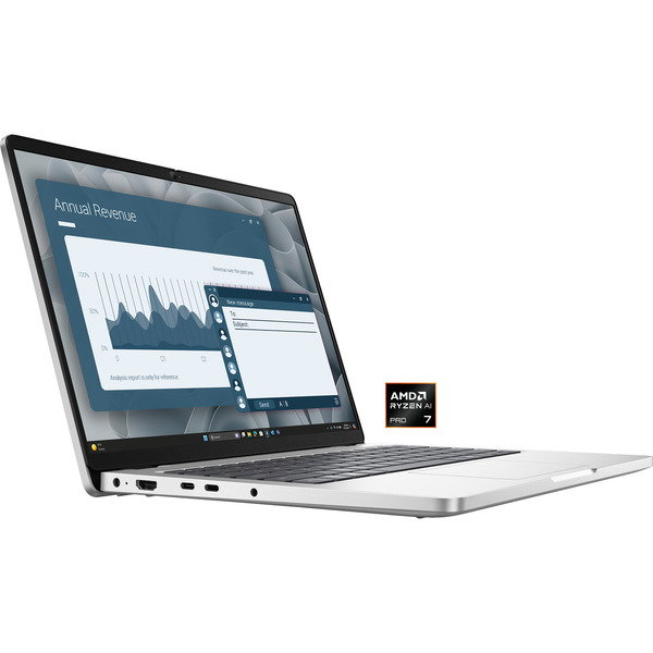 Dell Pro 14-5G8FC, Notebook - platin, AMD Ryzen AI 7 PRO 350, AMD Radeon 860M, 16 GB DDR5, 512 GB (512 GB SSD), Windows 11 Pro