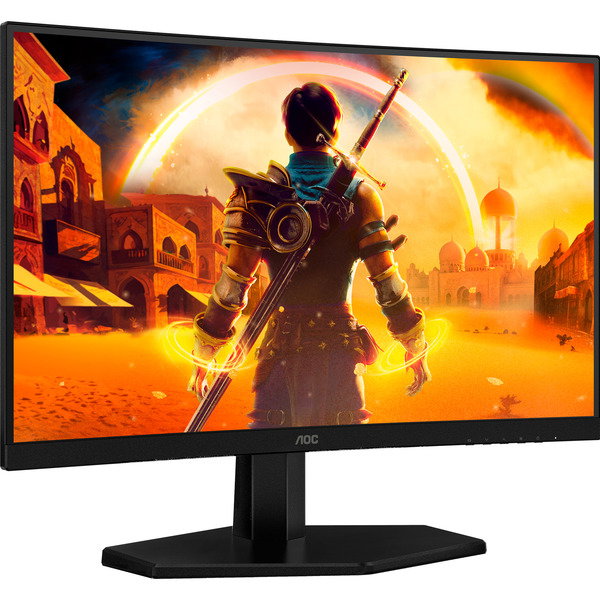AOC C24G42E, Gaming-Monitor - 59.9 cm (23.6 inches), black (matte), FullHD, VA, Curved, Adaptive-Sync, HDR, 180Hz Panel
