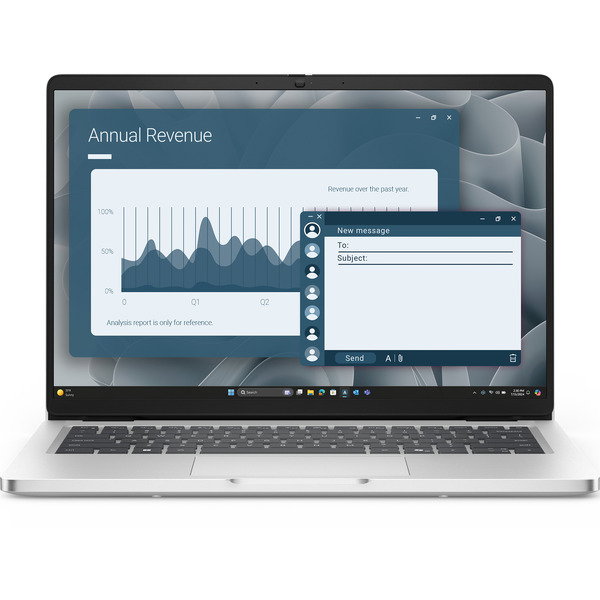 Dell Pro 14 (CYYGK), Notebook - silver, AMD Ryzen AI 7 PRO 350, AMD Radeon 860M, 16 GB DDR5, 1 TB (1 TB SSD), Windows 11 Pro