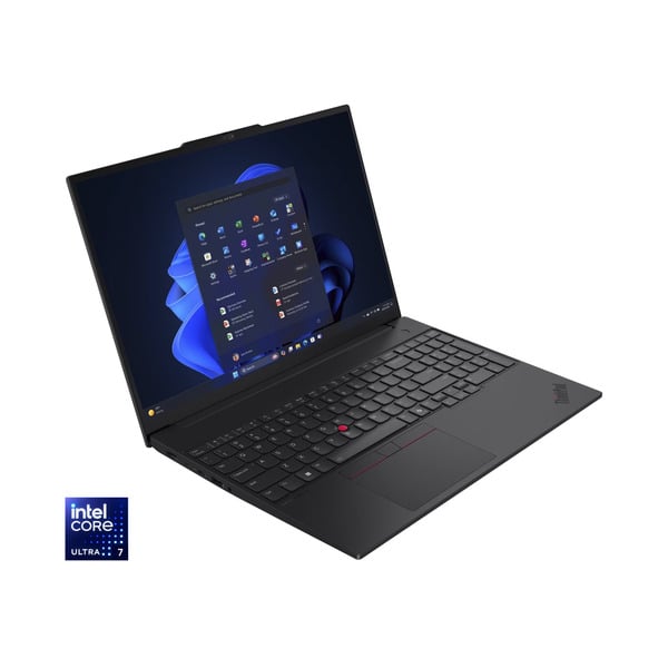Lenovo ThinkPad E16 G3 (21SR0041GE), Notebook - black, Intel Core Ultra 7 255H, Intel Arc 140T, 32 GB DDR5, 1 TB (1 TB SSD), Windows 11 Pro