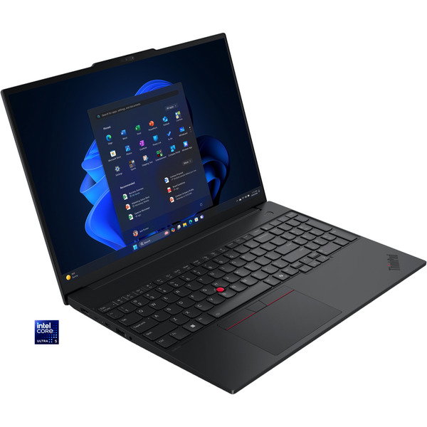 Lenovo ThinkPad E16 G3 (21SR000JGE), Notebook - black, Intel Core Ultra 5 225U, Intel Graphics, 32 GB DDR5, 1 TB (1 TB SSD), Windows 11 Pro