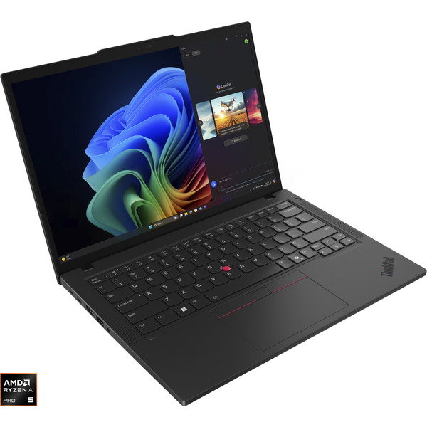 Lenovo ThinkPad T14 AMD G6 (21QJ001GGE), Notebook - black, AMD Ryzen AI 5 PRO 340, AMD Radeon 840M, 16 GB DDR5, 512 GB (512 GB SSD), Windows 11 Pro