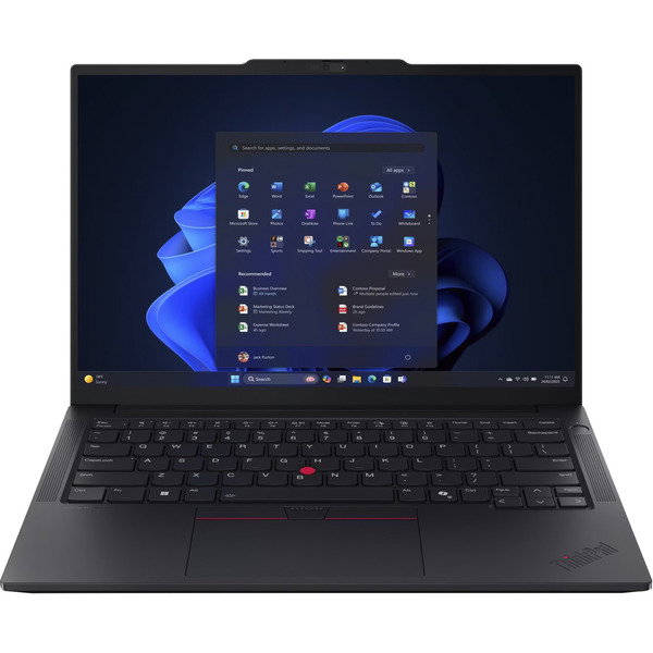 Lenovo ThinkPad E14 AMD G7 (21T0003NGE), Notebook - black, AMD Ryzen 7 250, AMD Radeon 780M, 32 GB DDR5, 1 TB (1 TB SSD), Windows 11 Pro