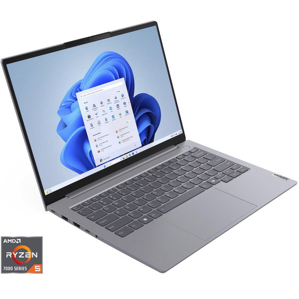 Lenovo ThinkBook 14 G7 ARP (21MV00B1GE), Notebook - gray, AMD Ryzen 5 7535HS, AMD Radeon 660M, 32 GB DDR5, 512 GB (512 GB SSD), Windows 11 Pro