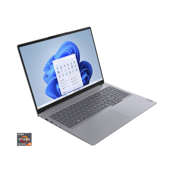 Lenovo ThinkBook 16 AMD G7 ARP (21MW009MGE), Notebook - gray, AMD Ryzen 5 7535HS, AMD Radeon 660M, 32 GB DDR5, 512 GB (512 GB SSD), Windows 11 Pro