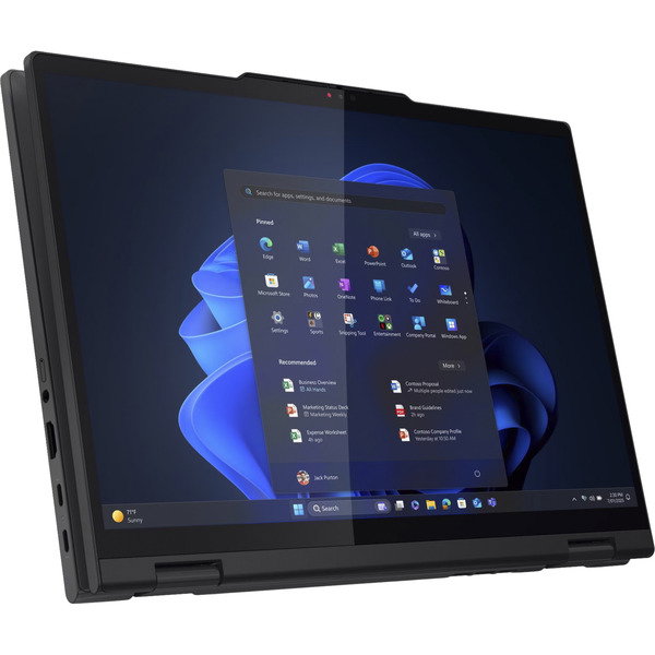 Lenovo ThinkPad T14s 2-in-1 G1 (21R3001WGE), Notebook - black, Intel Core Ultra 5 225U, Intel Graphics, 16 GB LPDDR5X, 512 GB (512 GB SSD), Windows 11 Pro