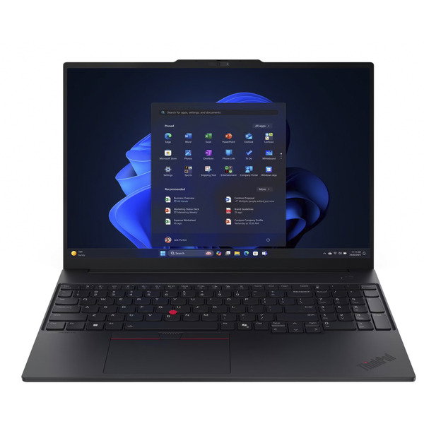 Lenovo ThinkPad E16 AMD G3 (21ST0046GE) , Notebook - black, AMD Ryzen 5 220, AMD Radeon 740M, 16 GB DDR5, 512 GB (512 GB SSD), Windows 11 Pro