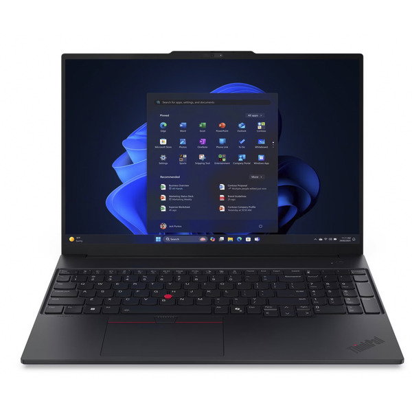 Lenovo ThinkPad E16 AMD G3 (21ST004DGE), Notebook - black, AMD Ryzen 5 220, AMD Radeon 740M, 32 GB DDR5, 512 GB (512 GB SSD), Windows 11 Pro
