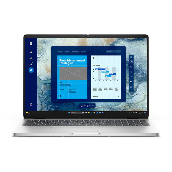 Dell Pro 16 (F713Y), Notebook - platin, Intel Core Ultra 7 255U, Intel Graphics, 16 GB DDR5, 512 GB (512 GB SSD), Windows 11 Pro