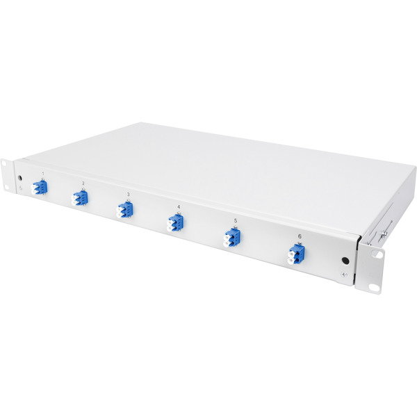 Digitus LWL Spleibox, bestckt, LC, OS2 - gray