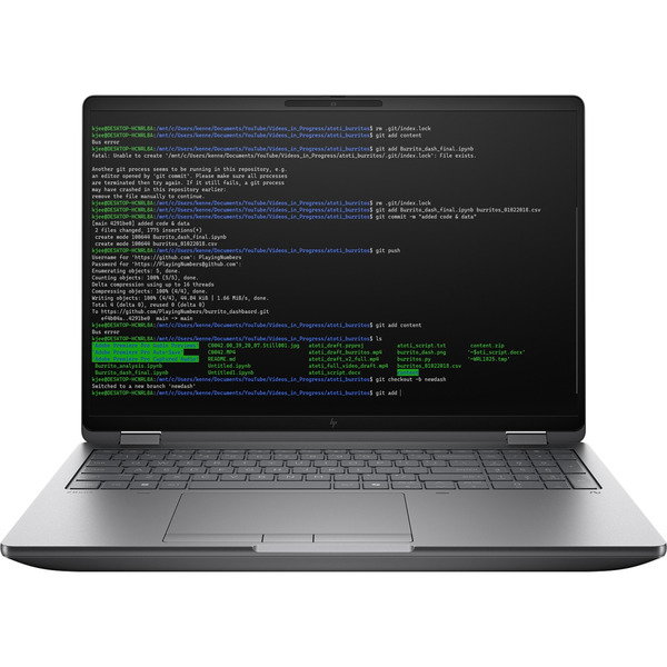 HP ZBook Fury G1i 16 (98L79ET), Notebook - silver, Intel Core Ultra 9 285HX, NVIDIA RTX PRO 3000, 64 GB DDR5, 1 TB (1 TB SSD), Windows 11 Pro