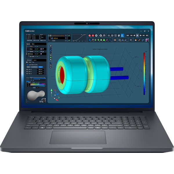 Dell Pro Max Plus 18 (4WM9V), Notebook - black, Intel Core Ultra 7 265HX, NVIDIA RTX PRO 3000, 32 GB DDR5, 1 TB (1 TB SSD), Windows 11 Pro