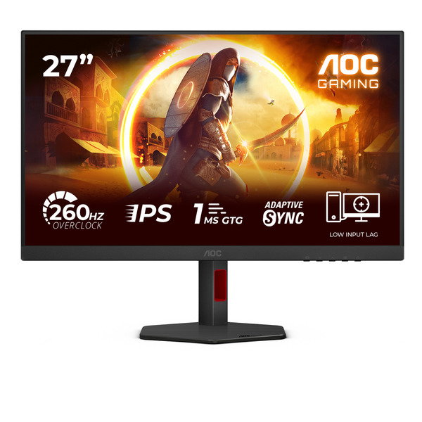 AOC 27G4ZRE, Gaming-Monitor - 68.5 cm (27 inches), black, FullHD, Fast-IPS, HDMI, DP, 240Hz Panel