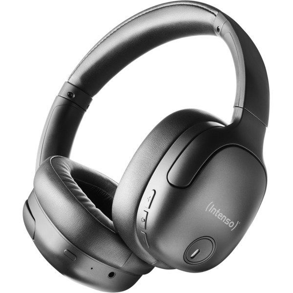 Intenso O400HA , Kopfhrer - black, Bluetooth 5.3, Klinke, ANC