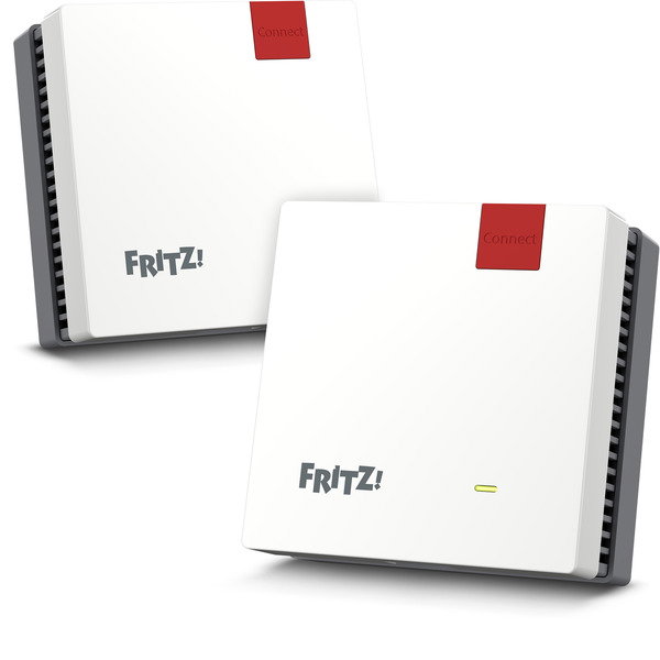 FRITZ! Set 1700 2er-Pack, Repeater - white/gray, Wi-Fi 7 with bis zu 3,6 GBit/s