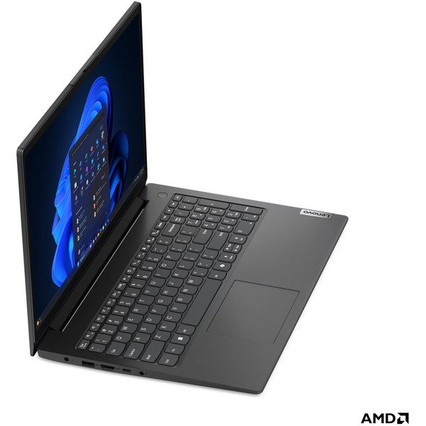 Lenovo V15 G6 AMD (83UU0016GE), Notebook - black, AMD Ryzen 5 150, AMD Radeon 660M, 16 GB DDR5, 512 GB (512 GB SSD), Windows 11 Pro