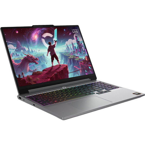 Lenovo LOQ 15AHP11 (83TN0027GE), Notebook - gray, AMD Ryzen 7 250, NVIDIA GeForce RTX 5060, 16 GB DDR5, 1 TB (1 TB SSD), Windows 11 Home
