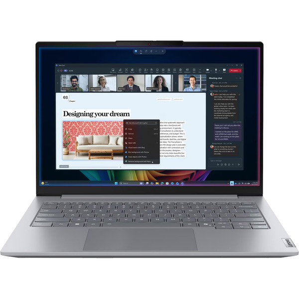 Lenovo ThinkBook 14 (21UX0008GE), Notebook - gray, Intel Core Ultra 5 325, Intel Graphics, 16 GB DDR5, 512 GB (512 GB SSD), Windows 11 Pro